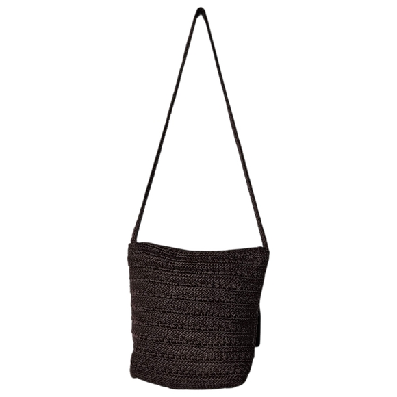 The Sak Y2K Crochet Shoulder Bag Brown - Picture 3 of 12